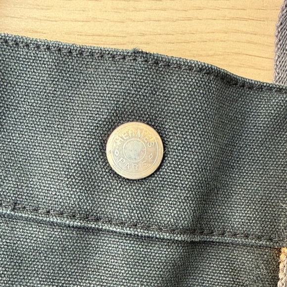 Hermes Black Totes Toile Herline PM - Picture 2 of 4